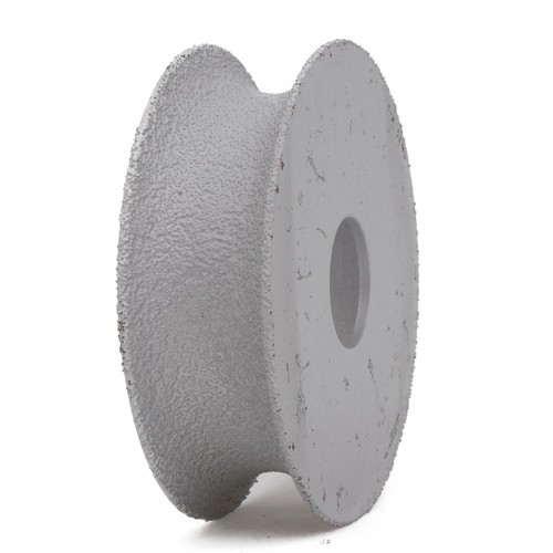 3" inch Diamond Grinding Wheel BRAZED 60 Grit Width 20mm Concave Arc Stone Tools - Picture 2 of 5