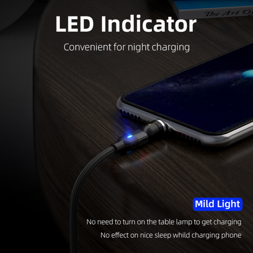 3Pack 3/6Ft Magnetic Type C Cable USB Fast Charger For Samsung Galaxy S8 S9 S10 - Picture 3 of 15