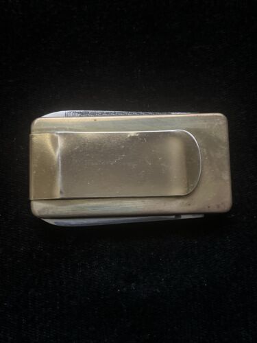 MINT VTG Old National Blade Scrimshaw Folding Pocket Knife/Money Clip Japan #1 - Picture 2 of 7