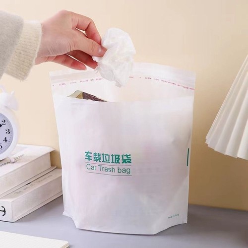 20XDisposable Self-Adhesive Garbage Rubbish Travel Sickness Vomit Car Trash Bags - Picture 4 of 8
