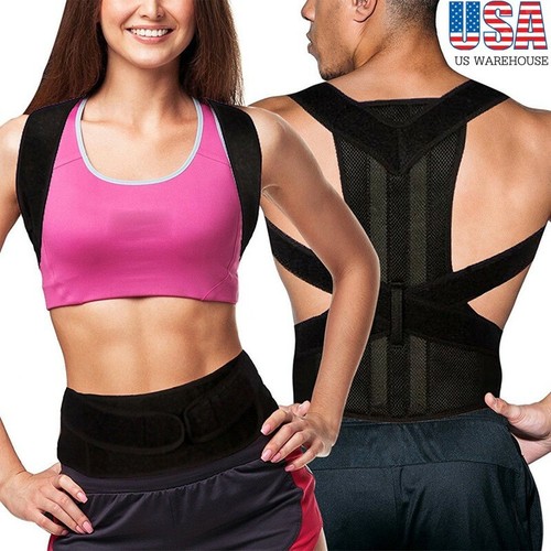 US STOCK Levantamiento Pesado Lumbar Espalda Soporte Cintura Cinturón Soporte Para Trabajo Hombres/Mujeres - Imagen 2 de 13