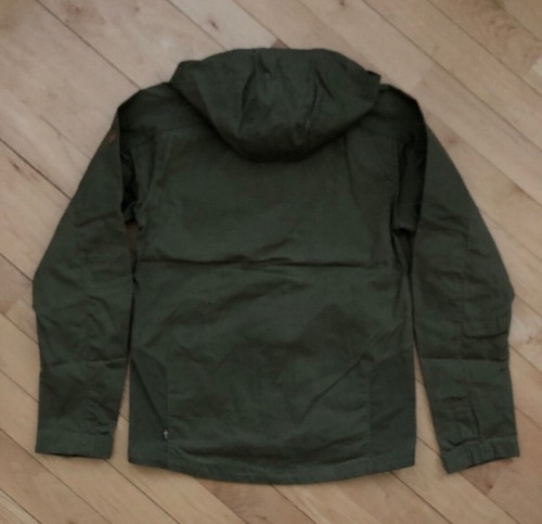 NEW FJALLRAVEN Sten Jacket Men's S Green Full Zip Waxed Water Resistant MSRP$200 - Picture 6 of 12
