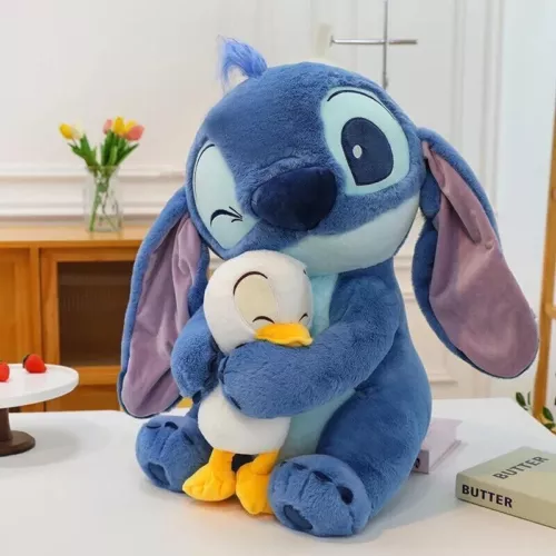 2025 Lilo Stitch duck Plush Stuffed Disney Doll Stuffed Sleeping pillow Kids Toy - Picture 4 of 9