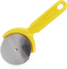 Stainless Steel Pizza Cutter - 7.75 inch Slicer for Pizzas, Pockets and More