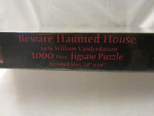 New Halloween Beware Haunted House 1000 piece Puzzle - Picture 2 of 2