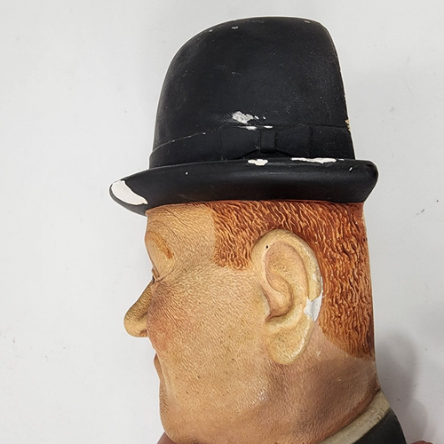 Laurel and Hardy Hanging Wall Busts 1984 Highly Detailed Pair - Picture 7 of 8