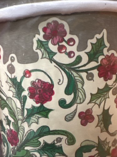 Vintage Menge 8 Weihnachten Stechpalmen Beeren Gold Akzent Heiß Kalt Pappbecher 8-9 Unzen USA - Bild 4 von 12