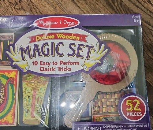 Melissa & Doug Deluxe Wooden Magic Set 10 Easy to Perform Classic Tricks New - Picture 5 of 20