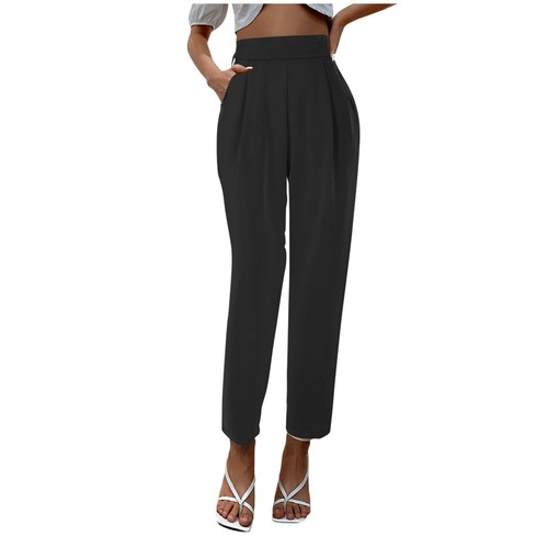 Women's Solid Color Casual Elegant Solid Color High Sag Wide-leg Formal Suit - Picture 19 of 39