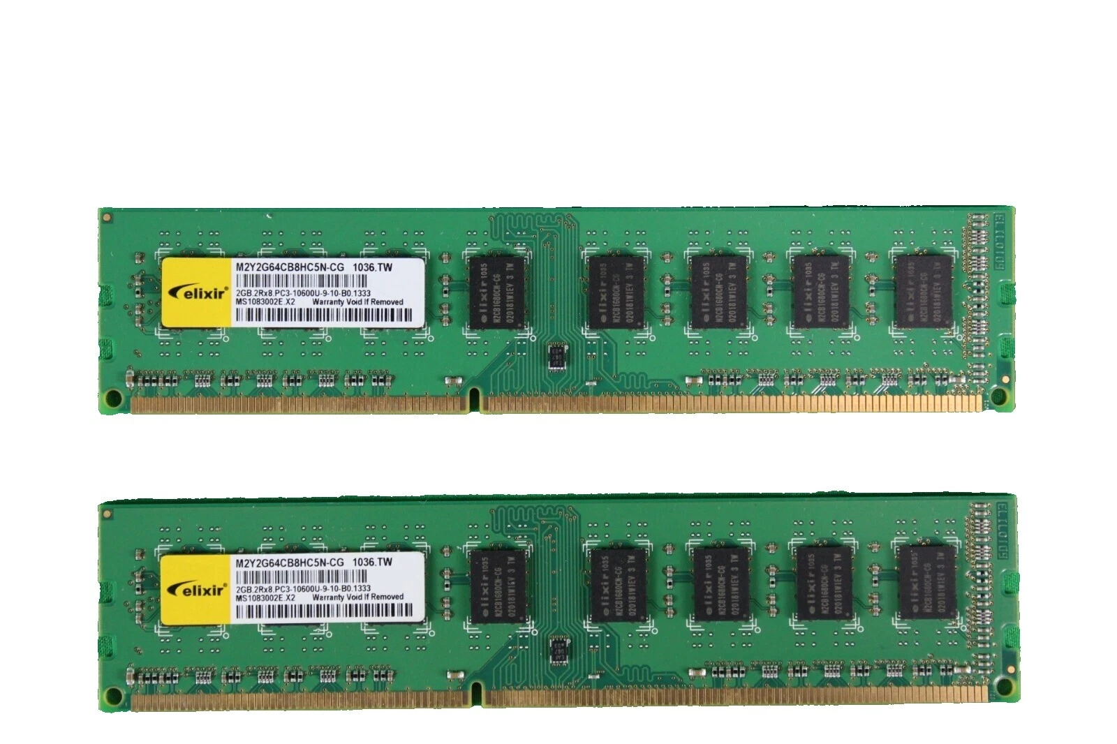 Ordenador Elixir RAM 2 GB de capacidad por módulo