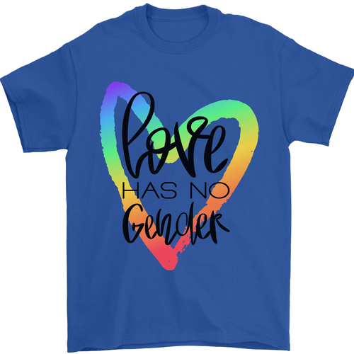 LGBT Love Has No Gender Gay Pride Day Mens T-Shirt 100% Cotton - Picture 49 of 102