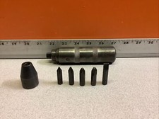 No. 29200 Lisle 3/8" Hand Impact Tool Set W/ 5-BITS & RED CASE, MADE IN USA