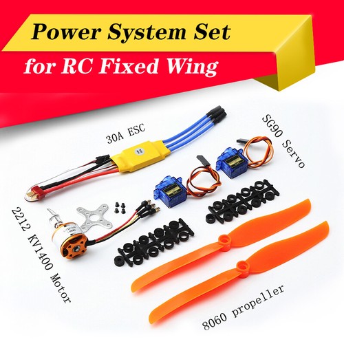 1400KV Brushless Motor 30A  ESC Micro servo  for RC Fixed Wing Plane Helicopter - Picture 1 of 7