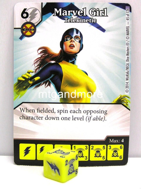 Marvel Dice Masters - 2x #045 Marvel Girl Telekinetic - The Uncanny X-Men Marvel Dice Masters - 2x #045 Marvel Girl Telekinetic - The Uncanny X-Men