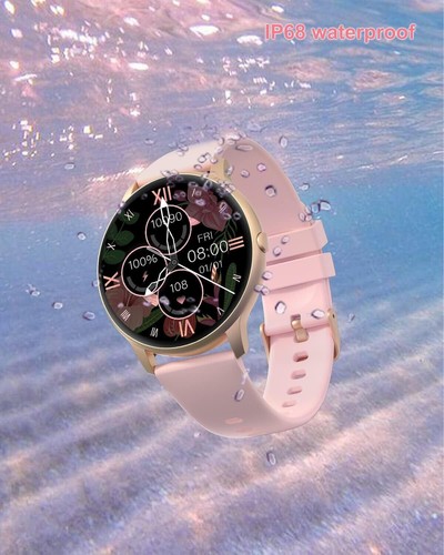 Smartwatch Ladies Women with Pedometer Wristwatch Sports Watch Fitness Watch - Picture 7 of 8