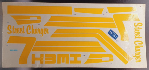 MPC/Ertl | Nr. 6420 | 1:16 Charger Street Machine Decals