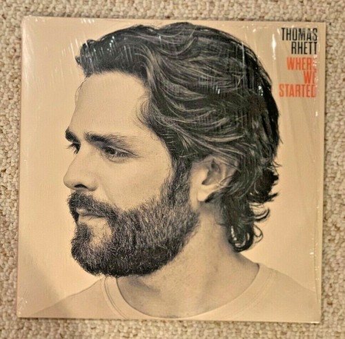 Thomas Rhett Where We Started Limited Edition Blue Vinyl Autographed - Foto 4 di 5