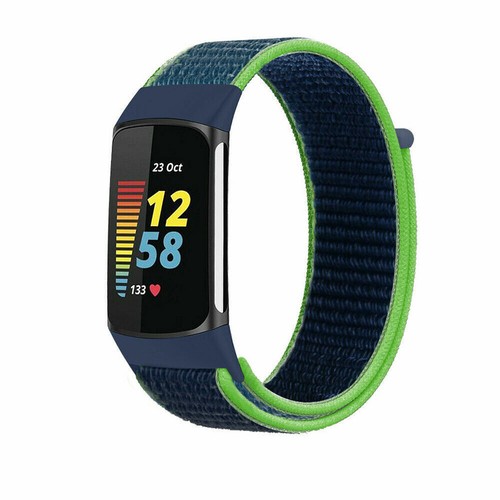 Woven Sport For Fitbit Charge 5 Band Strap Nylon Loop Breathable Wrist - Picture 12 of 30
