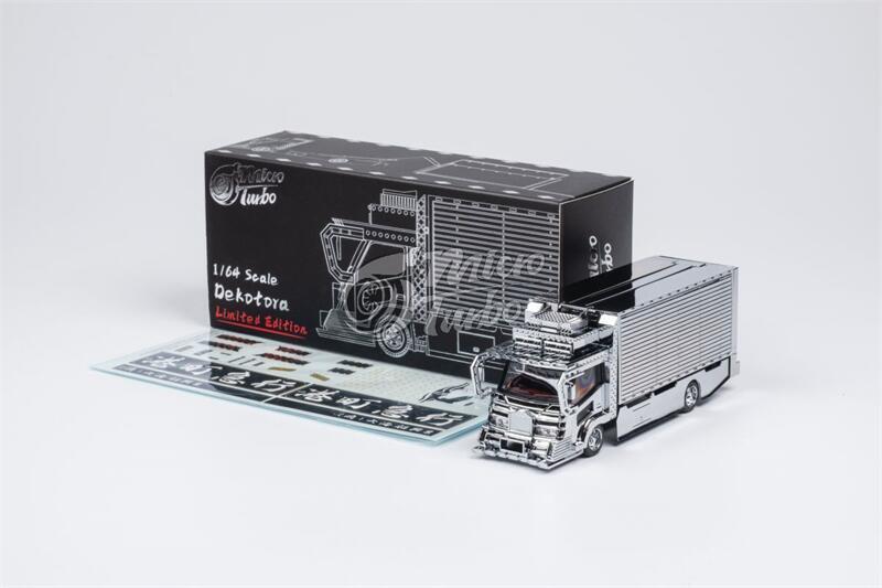 Micro Turbo 1:64 Dekotora Wing Custom/Flatbed Tow Truck