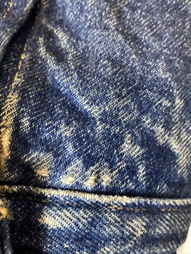 Carhartt Aztec Blanket Lined Denim trucker Jacket Size XL - Picture 7 of 11