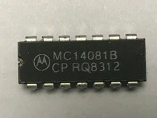 Motorola MC14081B,  B-Suffix Series CMOS Gate (4 Pieces)