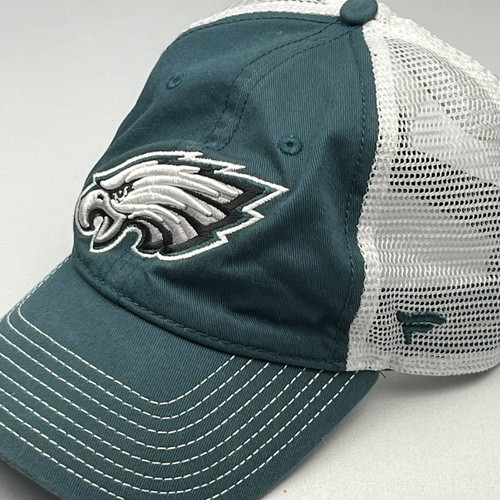 Philadelphia Eagles Hat Snapback Cap Fanatics Pro Line NFL Green, White Mesh - Picture 4 of 12