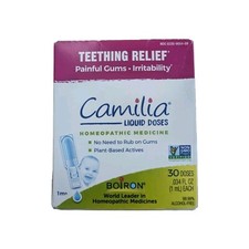 Boiron Camilia, Teething Relief— 30 count Pre-Measured Liquid Doses