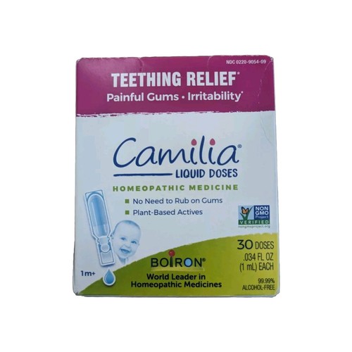 Boiron Camilia, Teething Relief— 30 count Pre-Measured Liquid Doses - Picture 1 of 4