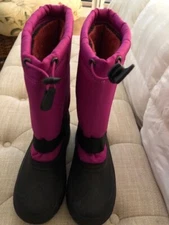  Kamik Kids Rocket Waterproof Insulated Winter Boots Hot Pink Size 