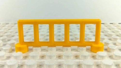 Lego Duplo Item Railed Fence (6 post) (1) yellow