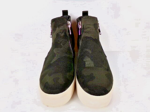 Steve Madden Camo Wedgie Sneaker - Size 8 M Women's wedg01s1 Camouflage - Picture 2 of 10