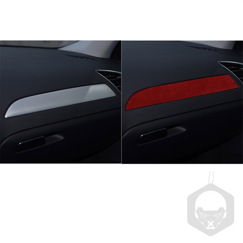 Suede Wine Red Co-pilot Dashboard Panel Cover Fit For Audi A4 B8 A5 Q5 2009-2016 - Bild 5 von 9