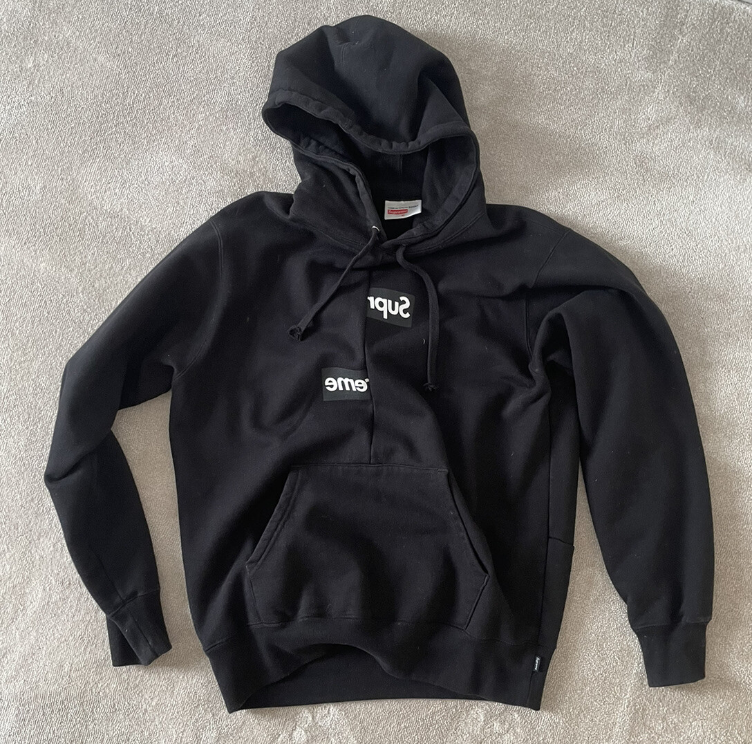 ジャケット・アウター supreme comme des garcons box logo Supreme Comme Des Garcons SHIRT Box Logo Hooded Sweatshirt Black