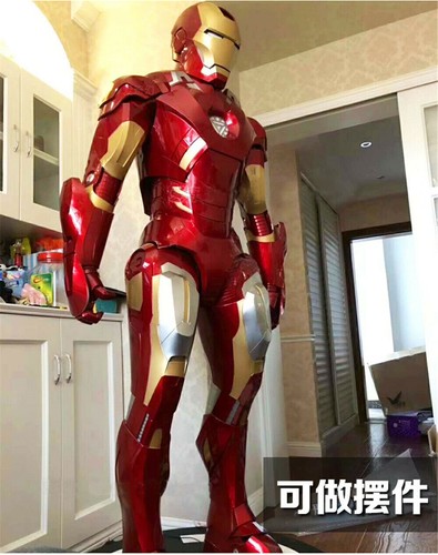 Tuta indossabile armatura Iron Man EVA modello bianco fatta a mano tuta fai da te oggetti di scena indossabili - Foto 8 di 20