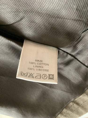 Reiss Jacket Mens L Brown Full Zip Chore Utility Barn Canvas Field Military - Picture 21 of 22