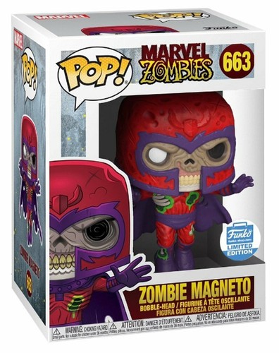 Funko POP! Marvel Zombies #663 Zombie Magneto - Funko Shop Edición Limitada - Nuevo - Imagen 2 de 3