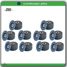PACK 100 PREMIUM ZIRCONIA FLAP DISC SANDING GRINDING 4-1/2" X 7/8" 60 GRIT