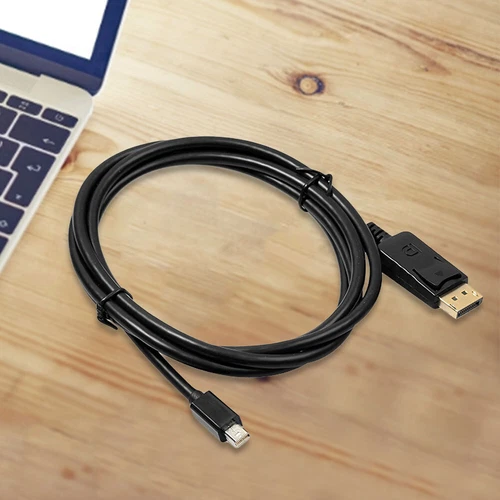 Mini DisplayPort to DisplayPort 1.2 Cable Male to Male Black 6Ft UK