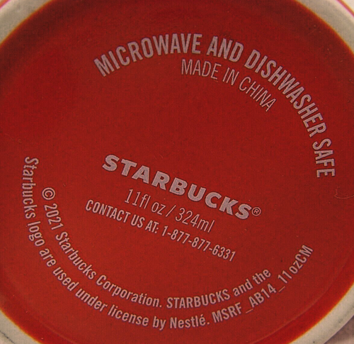 Starbucks 11oz Red/White/Green Classic Logo Great Look Cool Colors - Picture 7 of 7