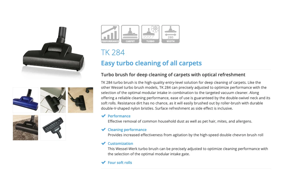 Enigma 2800W Bagless Multi Cyclonic HEPA Vacuum Cleaner with Wessel Turbo Nozzle - image 2 of 4