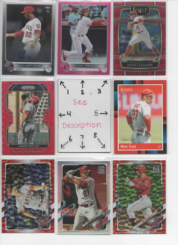 NEW Los Angeles Angels U-PICK Serial #'d JERSEY AUTO Rookies TROUT OHTANI PUJOLS - Bild 28 von 242