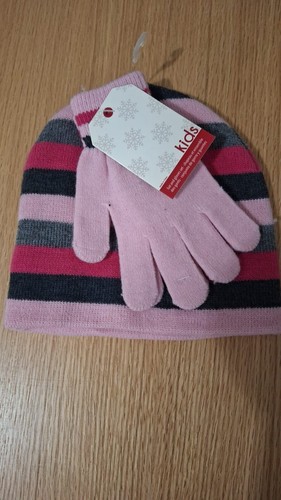 Gorro y Guantes Niños Talla 4-6x Niñas