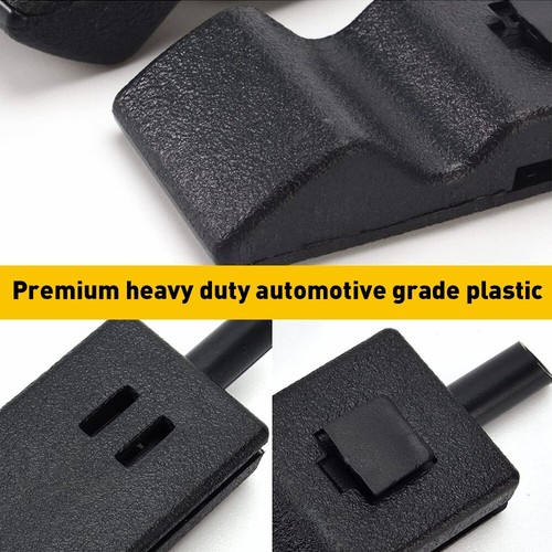 4PCS Door Lock Knobs Front/Rear Ebony For Chevy/GMC Silverado/Sierra 2007-2013 - Picture 6 of 16