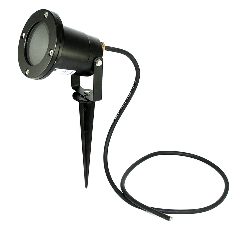 Halogen und LED Gartenstrahler Piso 230V IP68 Aluminium Erdspieß Aussen ohne LM