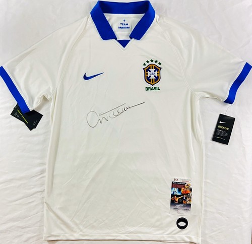 Willian Signed Brazil Jersey Copa America JSA Coa Chelsea - Picture 1 of 3