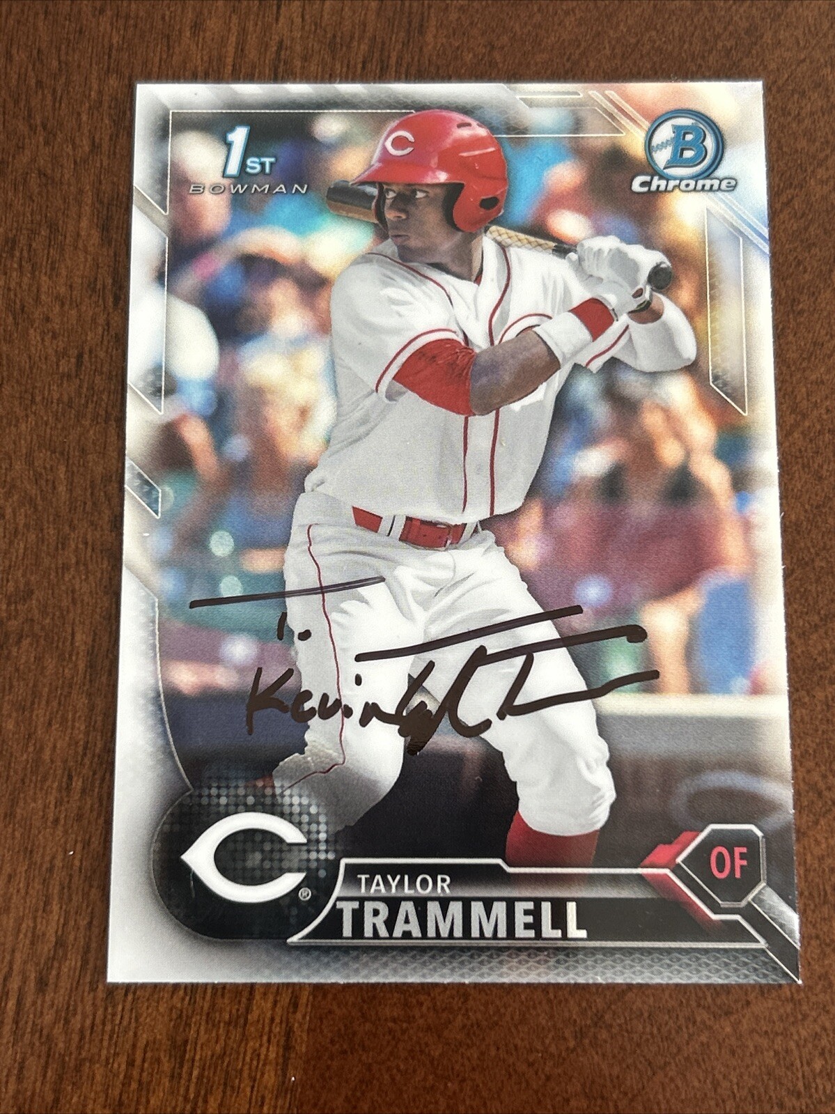2016 Taylor Trammell Bowman Chrome Draft Auto