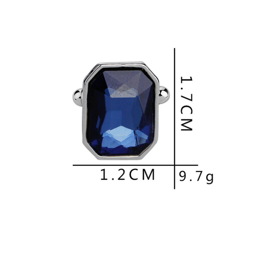 Mens Cufflinks Blue Pink Buckle Pink Silvery Cufflinks for Mens Wedding Gift - Picture 4 of 9