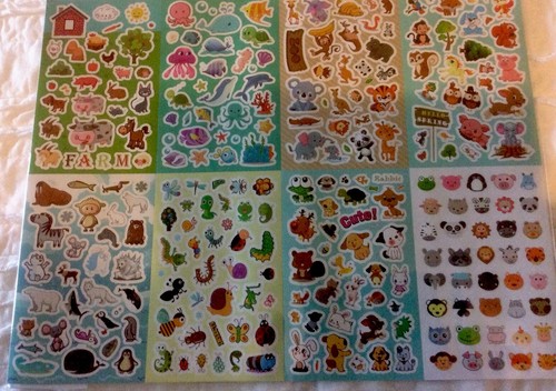 Stickers Animals 1000 Stickers, New, 3 Pages - Picture 1 of 6