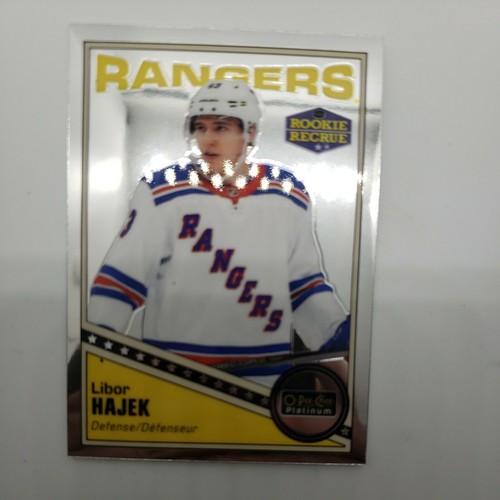 2019-20 UD OPC O-Pee-Chee Libor Hajek Marquee Rookie Retro Platinum Foil - #R-85 - Picture 2 of 8