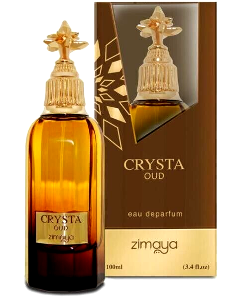ZIMAYA CRYSTA OUD EAU DE PARFUM SPRAY UNISEX 3.4 Oz / 100 ml BRAND